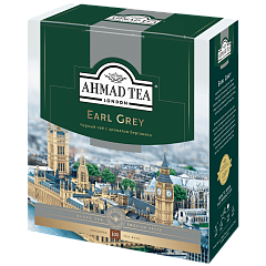 595i-08 Чай Эрл Грей с ароматом бергамота, р/п  с ярлыком 100х2г в фольге